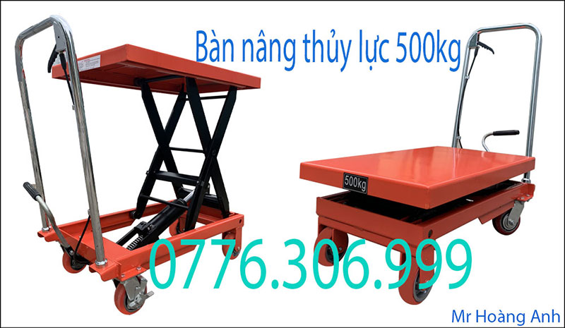 bàn nâng thủy lực 500kg tại hà nội