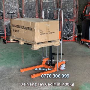 Xe Nâng Tay Cao Mini 400Kg Giá Rẻ