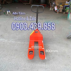 xe nâng tay càng ngắn 800mm