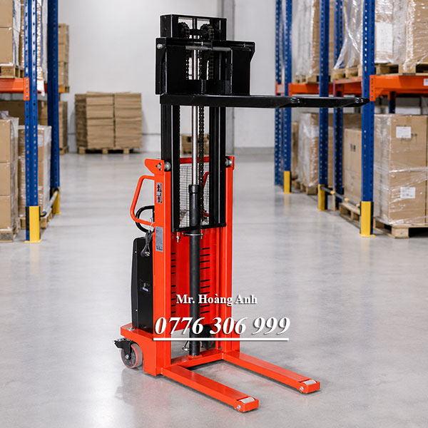 Xe Nâng Bán Tự Động Cao 2M