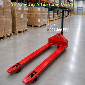 xe nâng tay 5 tấn càng dài 2m